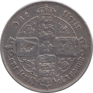1853 FLORIN ( VF ) - FLORIN - Cambridgeshire Coins