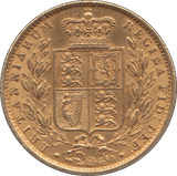 1853 GOLD SOVEREIGN ( AUNC ) SHIELD BACK - Sovereign - Cambridgeshire Coins