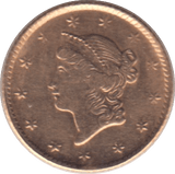 1853 GOLD USA ONE DOLLAR - Gold World Coins - Cambridgeshire Coins