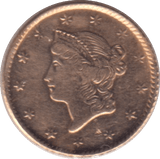 1853 GOLD USA ONE DOLLAR - Gold World Coins - Cambridgeshire Coins