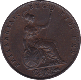1853 HALFPENNY ( EF ) B - Halfpenny - Cambridgeshire Coins
