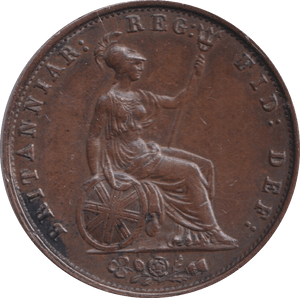 1853 HALFPENNY ( EF ) - Halfpenny - Cambridgeshire Coins