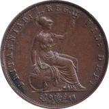 1853 HALFPENNY ( EF ) - Halfpenny - Cambridgeshire Coins