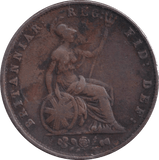 1853 HALFPENNY ( FINE ) - Halfpenny - Cambridgeshire Coins