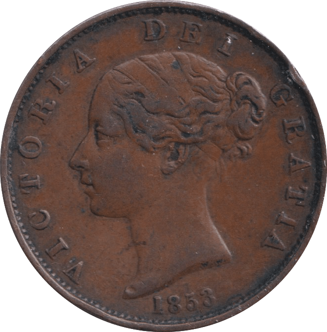 1853 HALFPENNY ( GF ) - Halfpenny - Cambridgeshire Coins