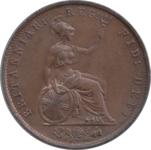 1853 HALFPENNY ( UNC ) - Halfpenny - Cambridgeshire Coins