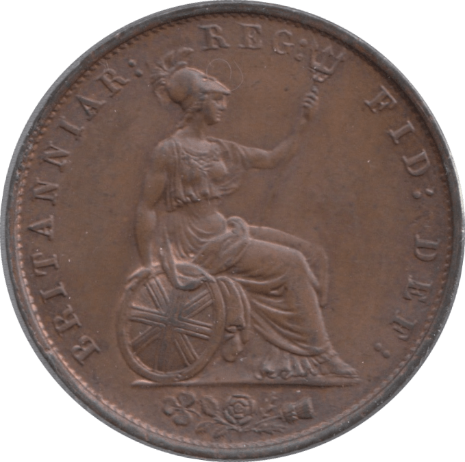 1853 HALFPENNY ( UNC ) - Halfpenny - Cambridgeshire Coins