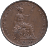 1853 HALFPENNY ( UNC ) - Halfpenny - Cambridgeshire Coins