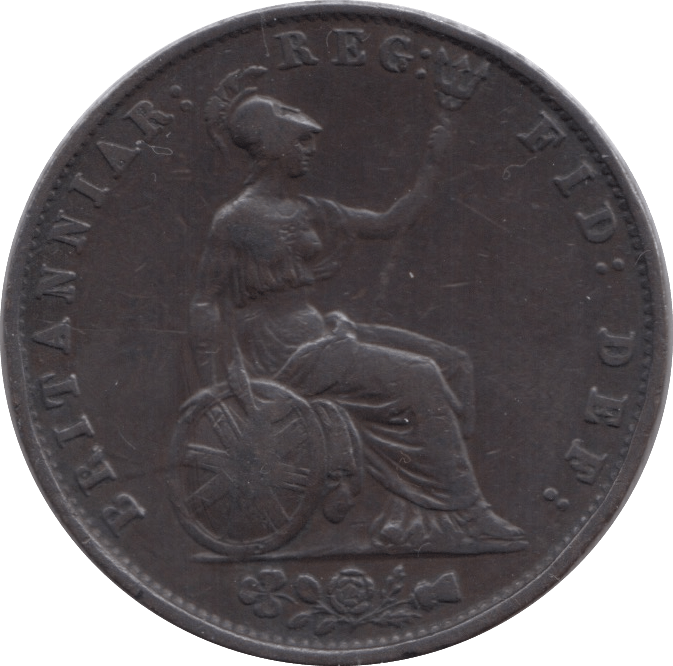 1853 HALFPENNY ( VF ) - Halfpenny - Cambridgeshire Coins