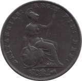 1853 HALFPENNY ( VF ) - Halfpenny - Cambridgeshire Coins