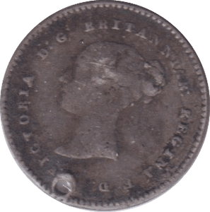1853 MAUNDY TWOPENCE ( F ) HOLED - MAUNDY TWOPENCE - Cambridgeshire Coins