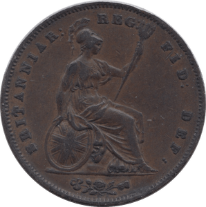 1853 PENNY ( EF ) 10 - Penny - Cambridgeshire Coins