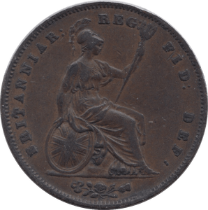1853 PENNY ( EF ) 10 - Penny - Cambridgeshire Coins