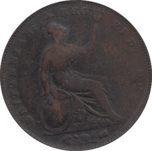 1853 PENNY ( F ) - Penny - Cambridgeshire Coins