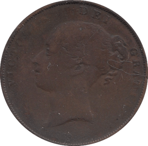 1853 PENNY ( F ) - Penny - Cambridgeshire Coins