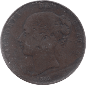 1853 PENNY ( FAIR ) 5 - Penny - Cambridgeshire Coins