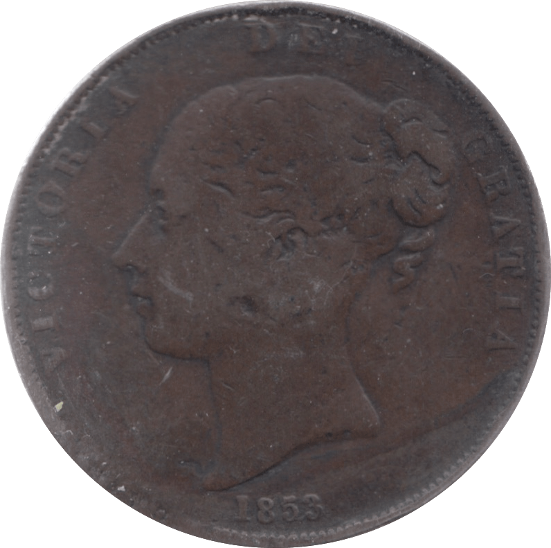1853 PENNY ( FAIR ) 5 - Penny - Cambridgeshire Coins