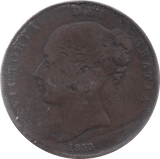 1853 PENNY ( FAIR ) 5 - Penny - Cambridgeshire Coins