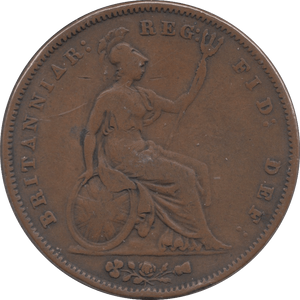 1853 PENNY ( FINE ) - Penny - Cambridgeshire Coins
