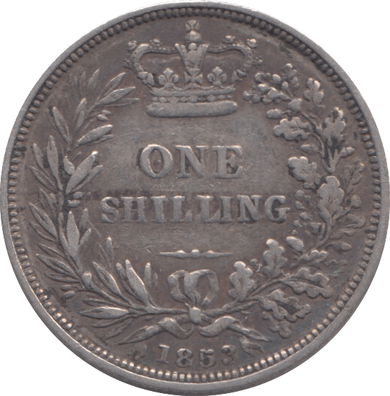 1853 SHILLING ( GF ) 13 - Shilling - Cambridgeshire Coins