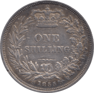 1853 SHILLING ( GVF ) - Shilling - Cambridgeshire Coins