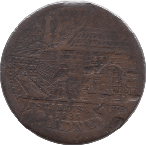 1853 SYDNEY COFFEE MILL PENNY TOKEN AUSTRALIA - Token - Cambridgeshire Coins