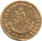 1854 GOLD BOLIVIA ONE SOL - Gold World Coins - Cambridgeshire Coins