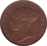 1854 HALFPENNY ( EF ) - Halfpenny - Cambridgeshire Coins