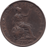 1854 HALFPENNY ( GF ) 4 - Halfpenny - Cambridgeshire Coins
