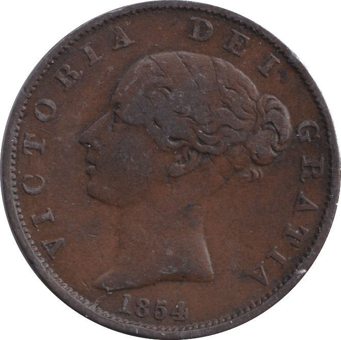 1854 HALFPENNY ( GF ) - Halfpenny - Cambridgeshire Coins