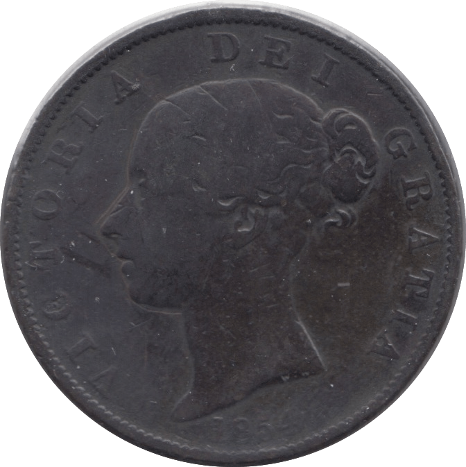 1854 HALFPENNY ( GF ) - Halfpenny - Cambridgeshire Coins