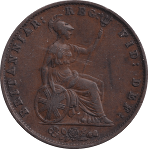 1854 HALFPENNY ( GVF ) - Halfpenny - Cambridgeshire Coins