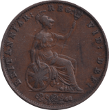 1854 HALFPENNY ( GVF ) - Halfpenny - Cambridgeshire Coins
