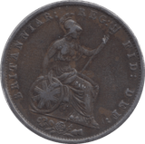 1854 HALFPENNY ( GVF ) - Halfpenny - Cambridgeshire Coins