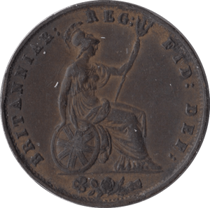 1854 HALFPENNY ( GVF ) - Halfpenny - Cambridgeshire Coins