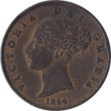 1854 HALFPENNY ( GVF ) - Halfpenny - Cambridgeshire Coins
