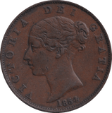 1854 HALFPENNY ( GVF ) - Halfpenny - Cambridgeshire Coins
