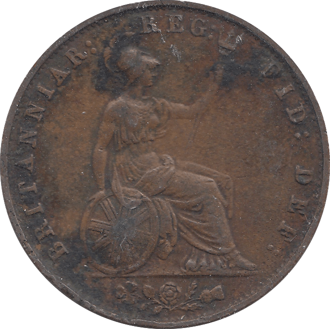 1854 HALFPENNY ( VF ) - Halfpenny - Cambridgeshire Coins