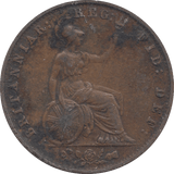 1854 HALFPENNY ( VF ) - Halfpenny - Cambridgeshire Coins
