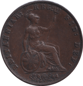 1854 HALFPENNY ( VF ) - Halfpenny - Cambridgeshire Coins