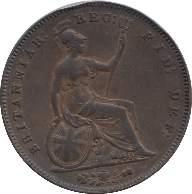 1854 PENNY ( EF ) 1 - Penny - Cambridgeshire Coins