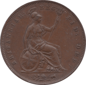 1854 PENNY ( EF ) 8 - Penny - Cambridgeshire Coins