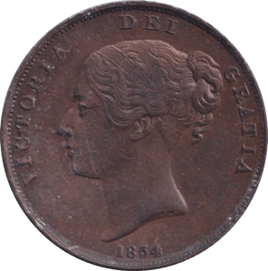 1854 PENNY ( EF ) - Penny - Cambridgeshire Coins