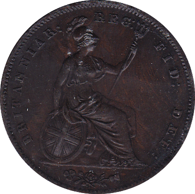 1854 PENNY ( EF ) - Penny - Cambridgeshire Coins