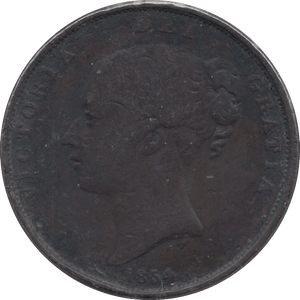 1854 PENNY ( F ) - Penny - Cambridgeshire Coins