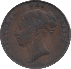 1854 PENNY ( FINE ) 2 - Penny - Cambridgeshire Coins