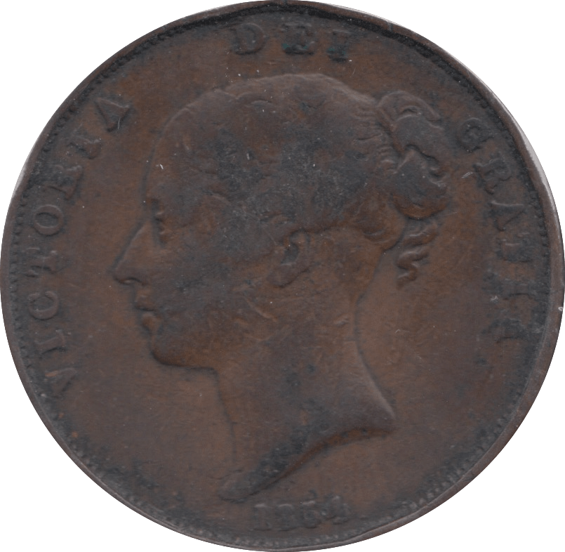 1854 PENNY ( FINE ) 2 - Penny - Cambridgeshire Coins