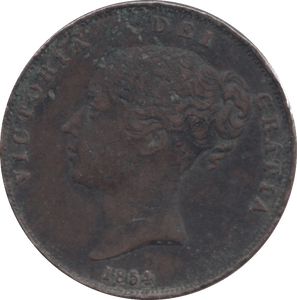 1854 PENNY ( FINE ) 2 - Penny - Cambridgeshire Coins