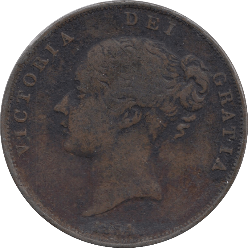 1854 PENNY ( FINE ) 3 - Penny - Cambridgeshire Coins