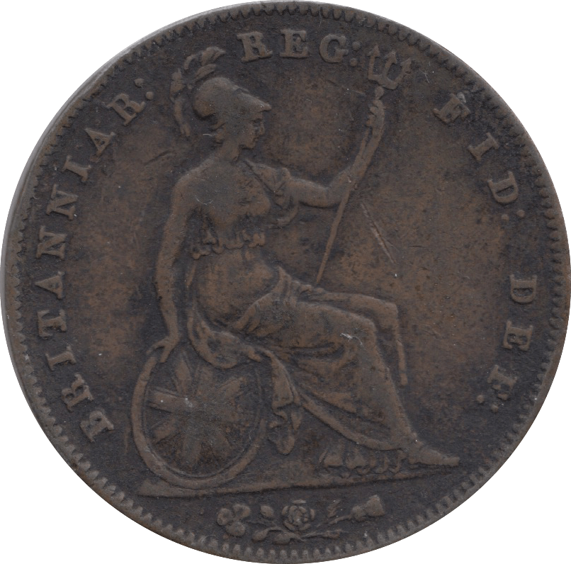 1854 PENNY ( FINE ) 3 - Penny - Cambridgeshire Coins